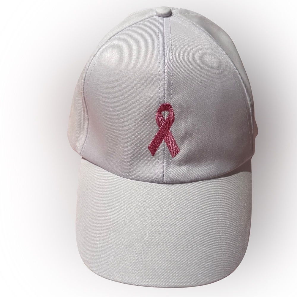 Breast Cancer Awareness Hat for Women, Embroidered 3D Pink Ribbon Baseball Cap
